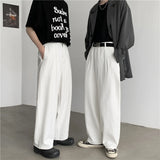 Riolio  White Baggy Jeans Men Oversized Casual Wide Leg Jeans Men Streetwear Korean Loose Straight Jeans Mens Denim Trousers S-3XL