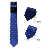 Riolio  2pcs Man Tie Classic Business Necktie Blue Wine Pink Solid Color Smart Casual Suit Necktie Striped Plaid Paisley Neck Gravatas