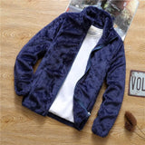 Riolio Fluffy Jacket Autumn Winter Loose Fit Double Sided Velvet Double Sided Velvet Fluffy Jacket Fleece Jacket Side Pockets