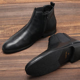 Riolio Size 7~13 Men Chelsea Boots Italian Style Ankle Boots soft leather Men Boots
