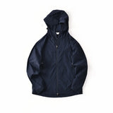 Riolio Waterproof Breathable Elastic Loose Spor Casual Hooded Jaet Coat Men's Autumn Faion Urban Sle Long Sve Regular Fit