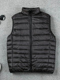 Riolio Coat Ultralight Sleeveless Puffer Vest Jacket Ultra Thin Warm Lightweight Down Jacket Waistcoat Winter Men Duck Down Vest Coats