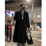 Riolio  Woolen coat man Autumn Winter thickening  Autumn Winter thickening men loog casual jacket fashion overcoat men's