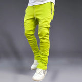 Riolio Sport Pants Men's Korean Autumn Bunched Ankle Pants Stretch Slim Schoolbag Bag Fashion Brand Running Casual Long Pants