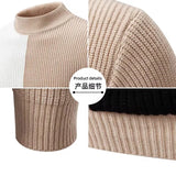 Riolio 5 Styles Autumn and Winter New Men's Warm Sweater Knitted with Sheep Fleece Sweaters Fashion Pullover