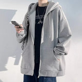 Riolio  Cardigan hoodie jacket for men in spring and autumn new casual fashion brand autumn clothing men's hooded jacket sports jac