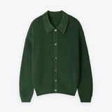 Riolio  New Korean Luxury Men Cardigan Trendy Textured Long Sleeve Buttoned Korean Leisure Sweater Coats Premium Quality Knitwear M-3XL