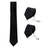 Riolio  2pcs Man Tie Classic Business Necktie Blue Wine Pink Solid Color Smart Casual Suit Necktie Striped Plaid Paisley Neck Gravatas