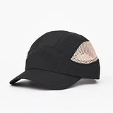 Riolio  Japanese Quick-Dry Duckbill Cap with Five-Page Design Color-Blocked Outdoor Mesh Breathable Baseball Hat for Hiking Sports