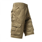 Riolio Men's Cargo Shorts Big Size Sports Knee Shorts Classic Short Pants Streetwear Hip Hop Straight Loose Pants
