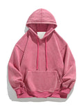 Riolio Spring Autumn Washed Hoodies Men 360G Heavy Cotton High Street Vintage Oversized Sweatshirts Y2k Hoody Harajuku Tops