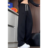 Riolio  Men Straight Leg Casual Pants New Textured Fabric Fashion Korean Style Long Pants Autumn Outdoor Sports Pants