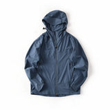 Riolio Waterproof Breathable Elastic Loose Spor Casual Hooded Jaet Coat Men's Autumn Faion Urban Sle Long Sve Regular Fit