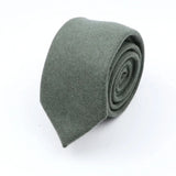 Riolio  Winter Men's 7cm Woven Daily Tie Casual Classic Solid Color Thick Necktie Business Offical Wedding Party Accessories Gifts