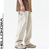 Riolio American High Street Work Pants Spring Autumn New Men's Trousers Straight Japanese Fashion Trend Retro Casual Work Pants Chic
