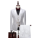 Riolio  Slim Fit Business Suit Set Single Button Jacket And Pants Workwear Style Fashionable Polyester Fiber for Men's Autumn New Arr...