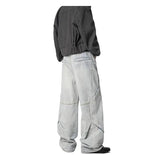 Riolio  JEANS MEN 2025 New Jeans Patchwork Baggy Loose Streetwear Trousers Hip Hop Floor Length Pants Trendy Youth Fashion Casual Denim