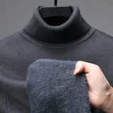 Riolio  Luxury brand high-quality fashionable versatile high necked knitted sweater with cashmere base sweater