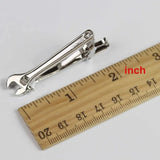 Riolio  Jewelry Cute Beard Tie Clip Gentlemen Classy Necktie Bar Clasp Clip Pin Anchors Fishhook Feather Shape Multi-functional Clamp