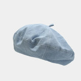 Riolio  Beret female street hipster versatile cowboy painter hat Japanese simple solid color casual art newsboy hat