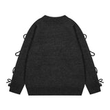 Riolio Harajuku Japanese Retro Sweater Round Neck Men Pullover Knitwear Tops Autumn Winter New in Casual Loose Women Clothes Y2k Korean