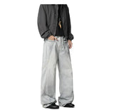 Riolio  JEANS MEN 2025 New Jeans Patchwork Baggy Loose Streetwear Trousers Hip Hop Floor Length Pants Trendy Youth Fashion Casual Denim