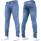 Riolio Mens Black Jeans Slim Fit Quality Gray Casual Male Jeans Pants Skinny Fit Men Pants Hip Hop Streetwear Cotton Denim Trousers