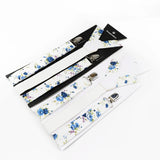Riolio  Floral Cotton 2 Sizes Suspenders Parent Child Sets Men Women Kids Braces Adjustable Straps Male Pants Shirt Skirt Accessory Gift