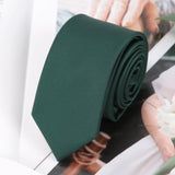 Riolio  Mens Ties Champagne Red Black Solid Skinny Necktie Women Casaual Dress Gifts Wedding Neck Ties for Men Groom Shirt Accessories