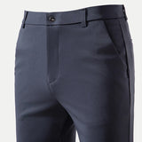 Riolio Summer Spring Male Casual Pants Business Suit Pants Khaki Classic Men's Dress Pants Flexible Office Clothes