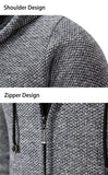 Riolio New fashion men's knitted sweater cardigan Joker comfortable warm casual coat