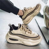 Riolio  Men's Casual Sports Shoes, Fashionable Thick Soled Skateboarding Shoes, Trendy and Comfortable Men's Shoes Suitable for Outdoor