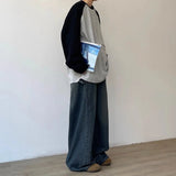 Riolio  Summer American Street Men and Women Trendy Retro Straight Tube Loose Jeans Couple Washed Wide Leg Casual Pants y2k