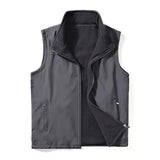 Riolio  Winter Men;s Vests Fashion Fleece Warm Waistcoats Casual Outwear Thermal Softshell Vests Man Sleeveless Jacket Clothing