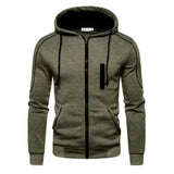 Riolio Men's Hoodie Black White Army Green Red Hooded Color Block Fleece Cool Casual Winter Clothing Apparel Hoodies Sweatshirts