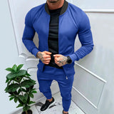 Riolio  Men's Fitness Sports Style Outdoor Casual Zipper Set In Stock