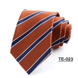 Riolio  Wholesale 8CM Men's Necktie Classic Ties For Man Wedding Business Party Polyester Dots Stripes Floral Jacquard Ascot Accessories