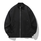 Riolio Men's Autumn New Jacket Stand Collar Trendy Versatile Casual Jacket Waterproof and Windproof Outdoor Casual Men's Clothing
