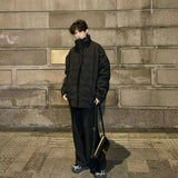 Riolio Winter high street Korean style men and women trendy design thick jacket for couples loose fitting Harajuku retro casual top y2k