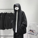 Riolio US Size Zip Up Hoodies Autumn Hooded Sweatshirts Men's Hoodie Cardigan Solid Color Classic Jacket Men Coat Men Clothing