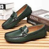 Riolio  New Trendy Men Casual Shoes Big Size 38-46 Summer Driving Loafers Breathable Man Business Footwear Slip on Falts Comfy Moccasins