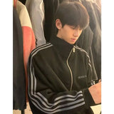 Riolio  America Retro Autumn Jacket Men Spring Coats Campus Youth Varsity Jacket Men Clothing Vintage Jcaket 90s Demi-season Outerwears