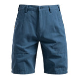 Riolio  New Chic Men Summer Slim British Shorts Light Luxury Stylish Popular Clothes Leisure All-match Straight Cargos Half-pants S-2XL