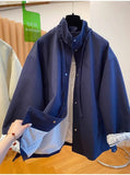 Riolio Korean Simple High-end Windbreaker Short Jacket Women Loose Spring Autumn New Style Small Fashion Trend Baseball Jacket