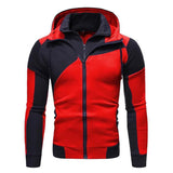 Riolio Men Hooded Fleece Zip Hoodie Men Thick Solid Color Sweatshirt Mens Casual Hoodies Sportswear Hooded Sweatshirts