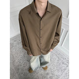 Riolio  White Long Sleeved Shirt Men Society Mens Black Dress Shirt Korean Loose Casual Shirt Mens Office Formal Shirts Plus Size 5XL