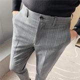 Riolio Wedding Dress Pants for Men Business Suit Pant Casual Slim Formal Pants Pantalon Costume Men Suit Trousers Plus Size 29-38