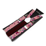 Riolio  Floral Cotton 2 Sizes Suspenders Parent Child Sets Men Women Kids Braces Adjustable Straps Male Pants Shirt Skirt Accessory Gift