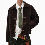 Riolio  Vintage Suede Bomber Jacket Men Spring Autumn Faux Leather Trench Coats Women Vintage Brown Jackets Men Clothes Unisex