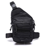 Riolio  Versatile Tactical Crossbody Bag Waterproof Large Chest Bag Men Outdoor Sports Cycling Hiking Outdoor Climbing Fishing Backpack